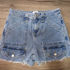 Forever 21 Light Blue Jean Shorts
